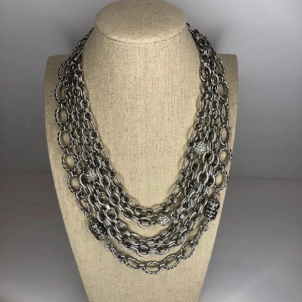 Chloe + Isabel Silver Layered Necklace and bracelet
B1 - Picture 6 of 16